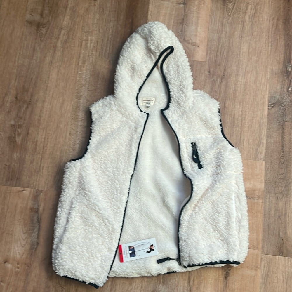 Weatherproof white vest